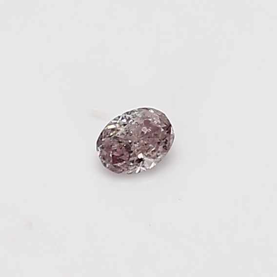 Oval Fancy Brownish Pink Natural Diamond 0.09ct loose diamond