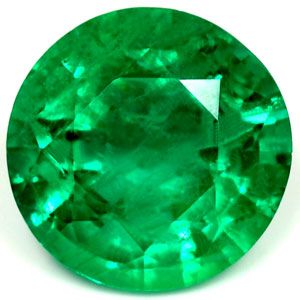 Round Green Emerald 2.35ct loose gemstone