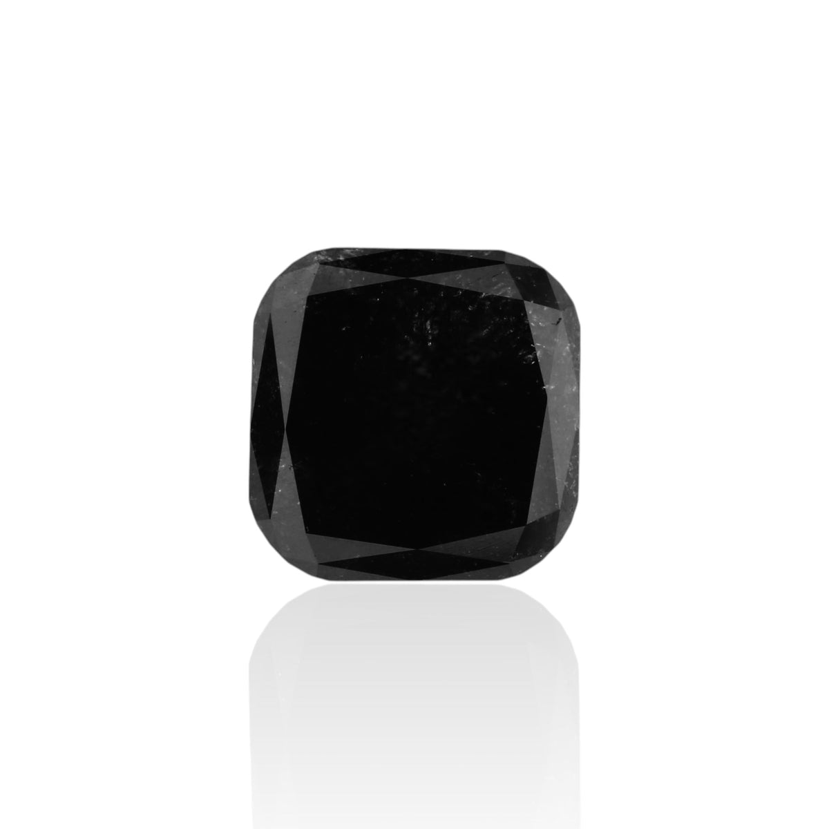 Cushion Fancy Black Natural Diamond 3.12ct VVS2 loose diamond