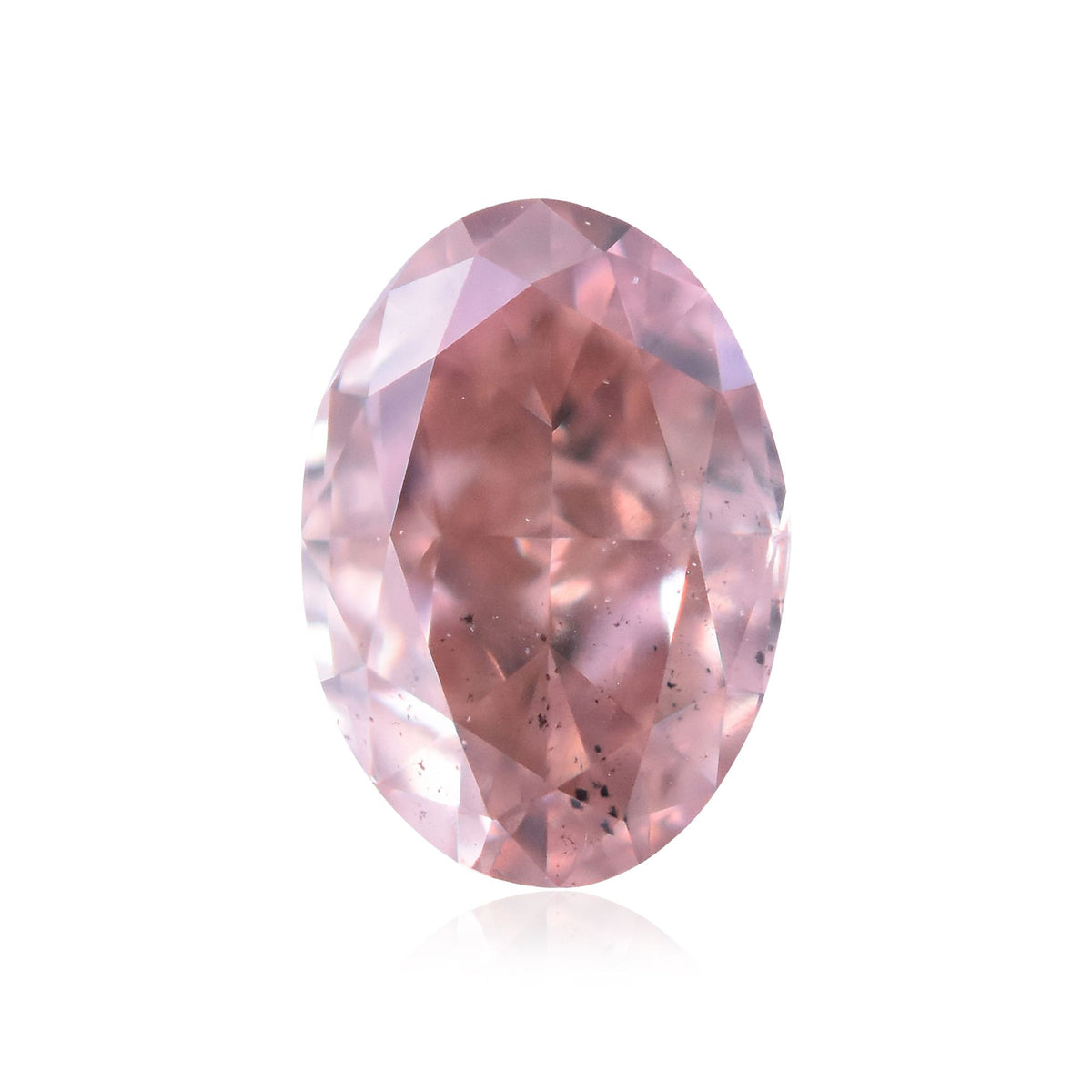 Oval Fancy Deep Pink Natural Diamond 0.3ct SI2 loose diamond