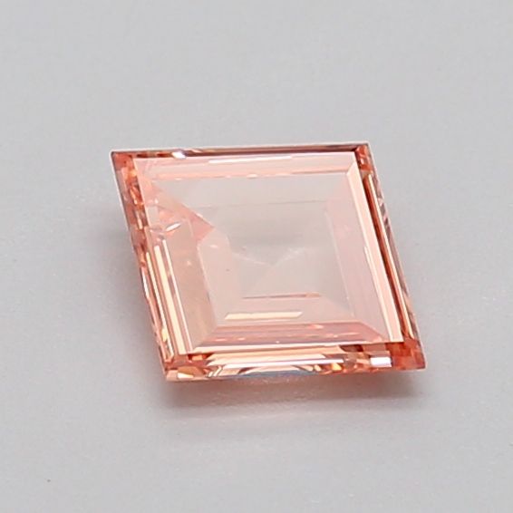 Lozenge Fancy Intense Pinkish Orange Lab-grown Diamond 0.38ct VVS2 loose diamond
