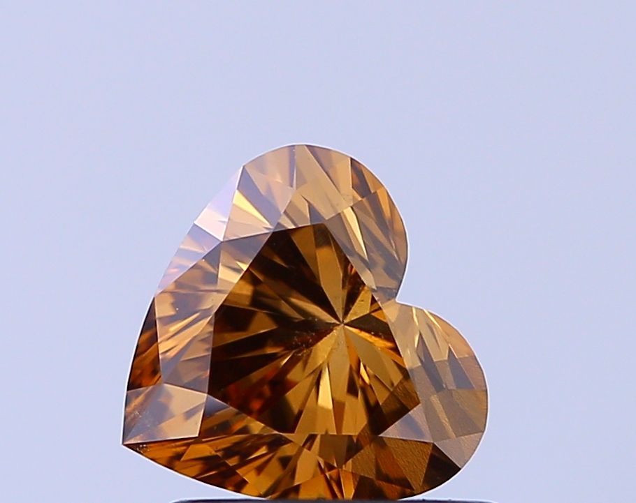 Heart Fancy Brown Lab-grown Diamond 1.02ct SI1 loose diamond