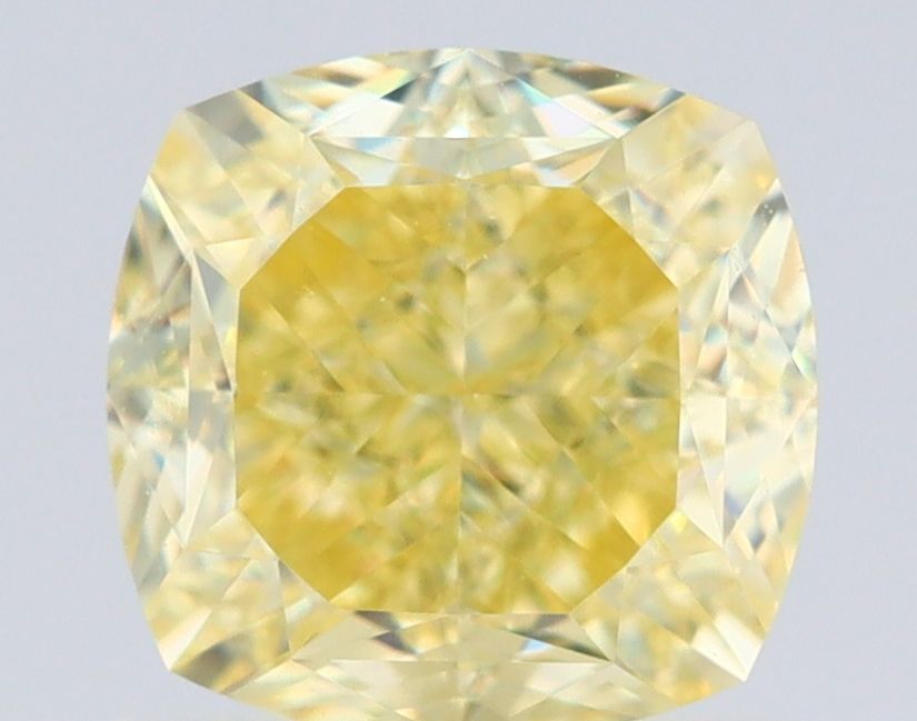 Cushion Fancy Yellow Natural Diamond 1.1ct VVS1 loose diamond