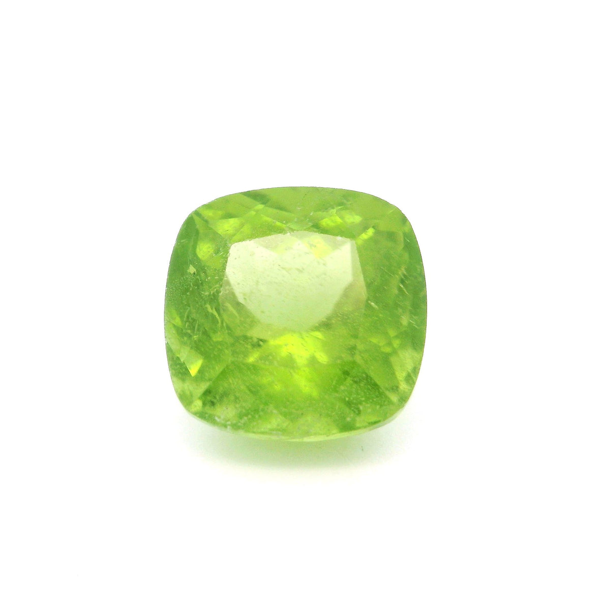 Cushion Green Peridot 4.8ct loose gemstone