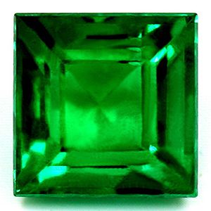 Square Green Emerald 1.34ct loose gemstone