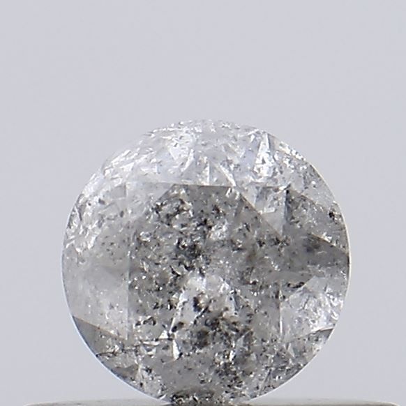 Round Salt And Pepper Natural Diamond 0.32ct I3 loose diamond
