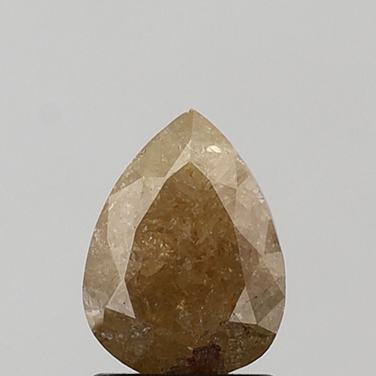 Pear Salt And Pepper Natural Diamond 1.5ct VS1 loose diamond