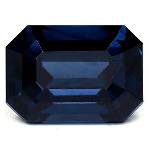 Emerald Blue Sapphire 2.18ct loose gemstone