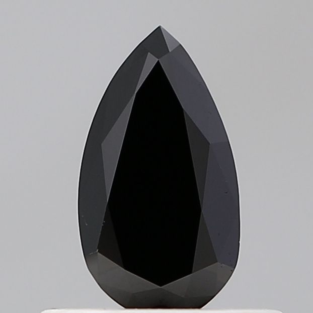 Pear Black Lab-grown Diamond 0.4ct VVS2 loose diamond