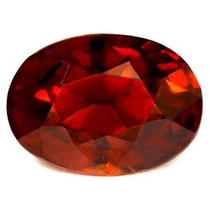 Oval Orange Garnet 7.61ct loose gemstone