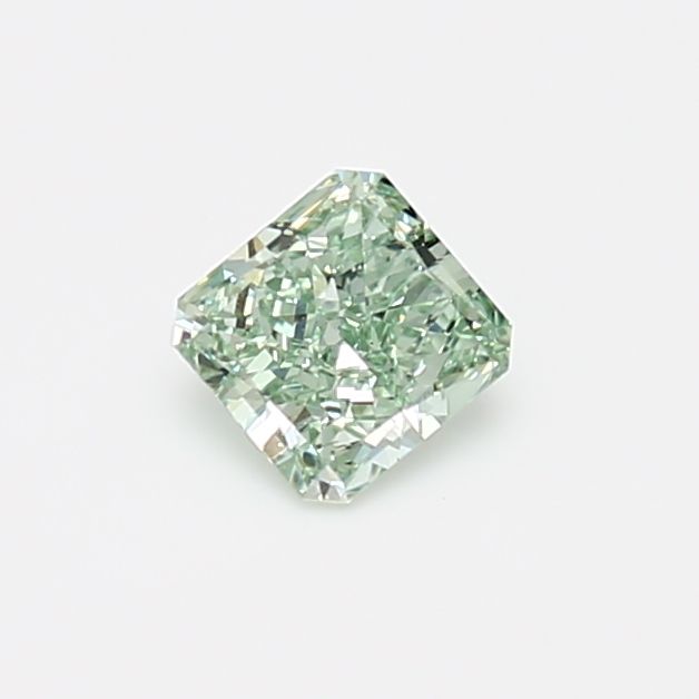 Radiant Fancy Intense Green Natural Diamond 0.54ct VVS1 loose diamond