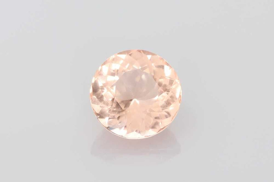 Round Orange Morganite 4.97ct loose gemstone
