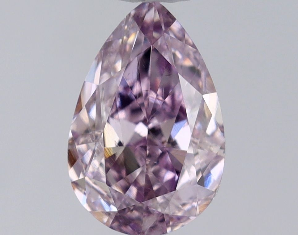 Pear Fancy Intense Pinkish Purple Natural Diamond 0.33ct VS2 loose diamond
