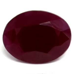 Oval Red Ruby 3.36ct loose gemstone