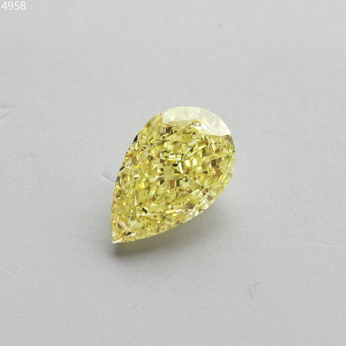 Pear Fancy Yellow Natural Diamond 2.01ct VS1 loose diamond