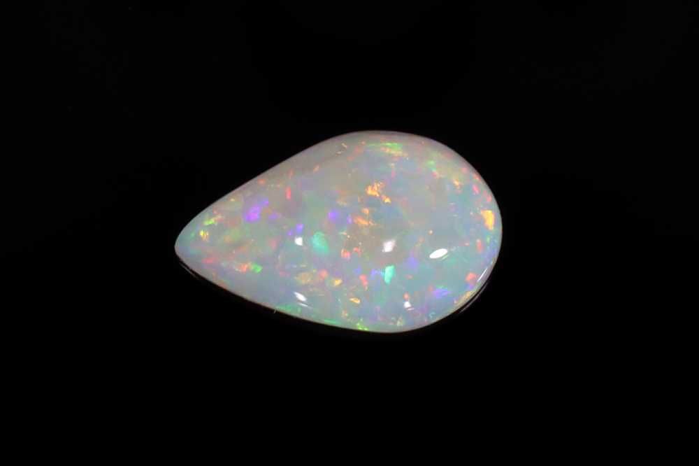 Pear Multi_color Opal 1.52ct loose gemstone