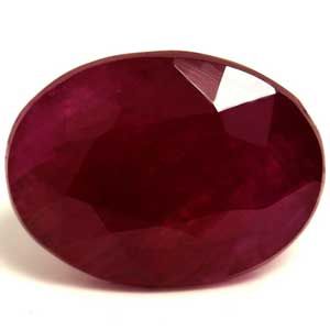 Oval Red Ruby 3.96ct loose gemstone