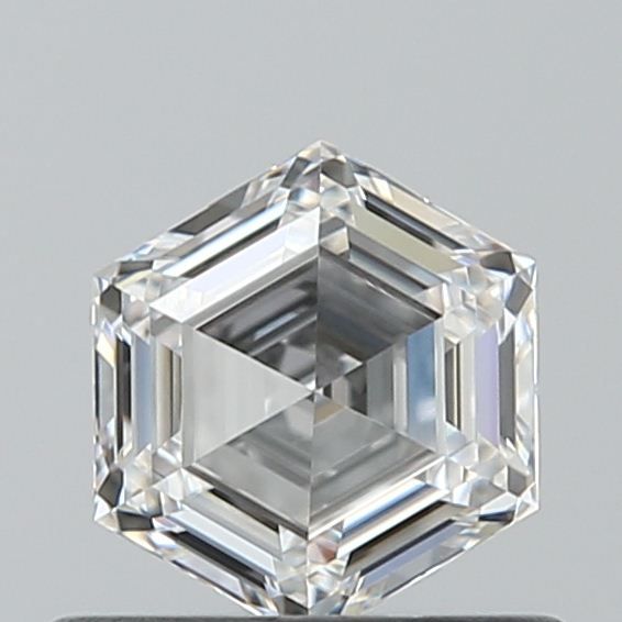 Hexagonal Natural Diamond 0.50ct E VVS1