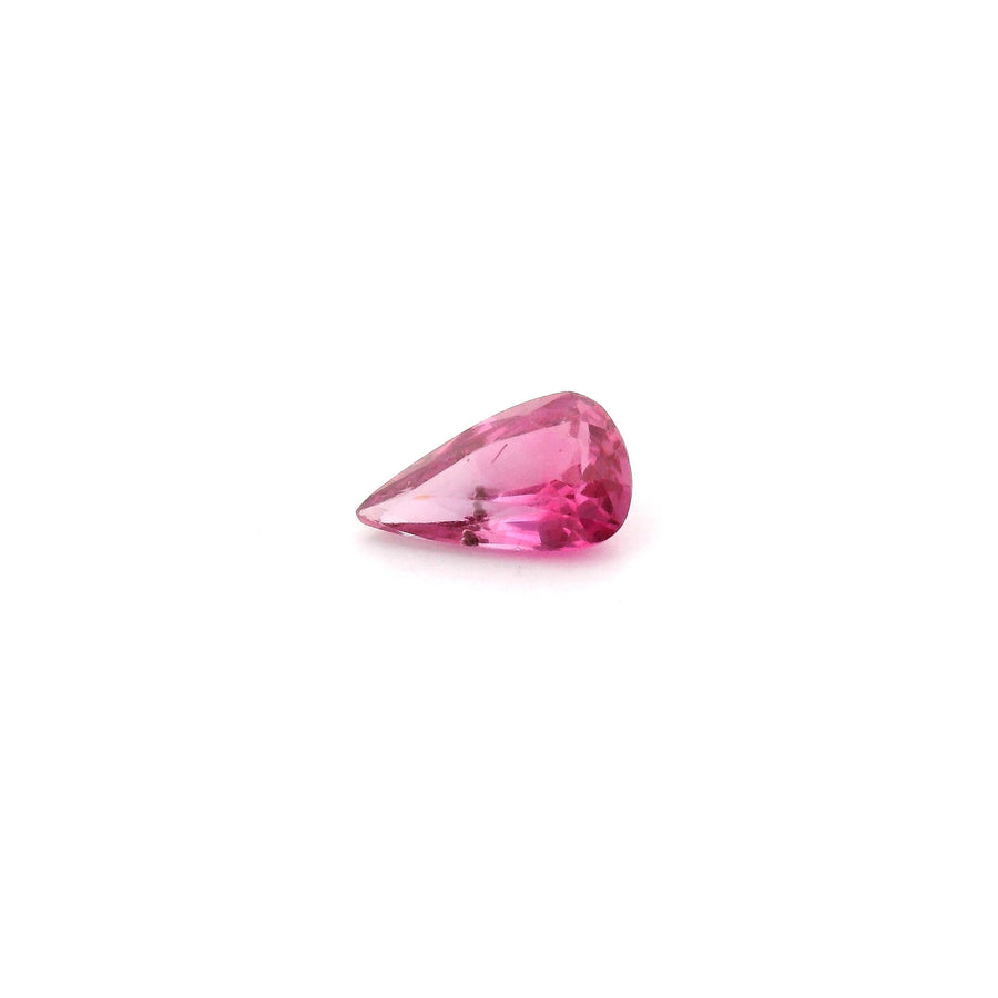 Pear Red Ruby 0.53ct loose gemstone