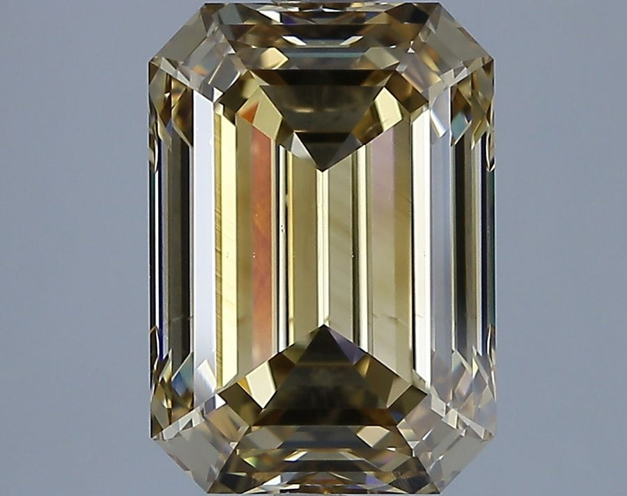 Emerald Fancy Yellowish Brown Natural Diamond 3.42ct SI1 loose diamond