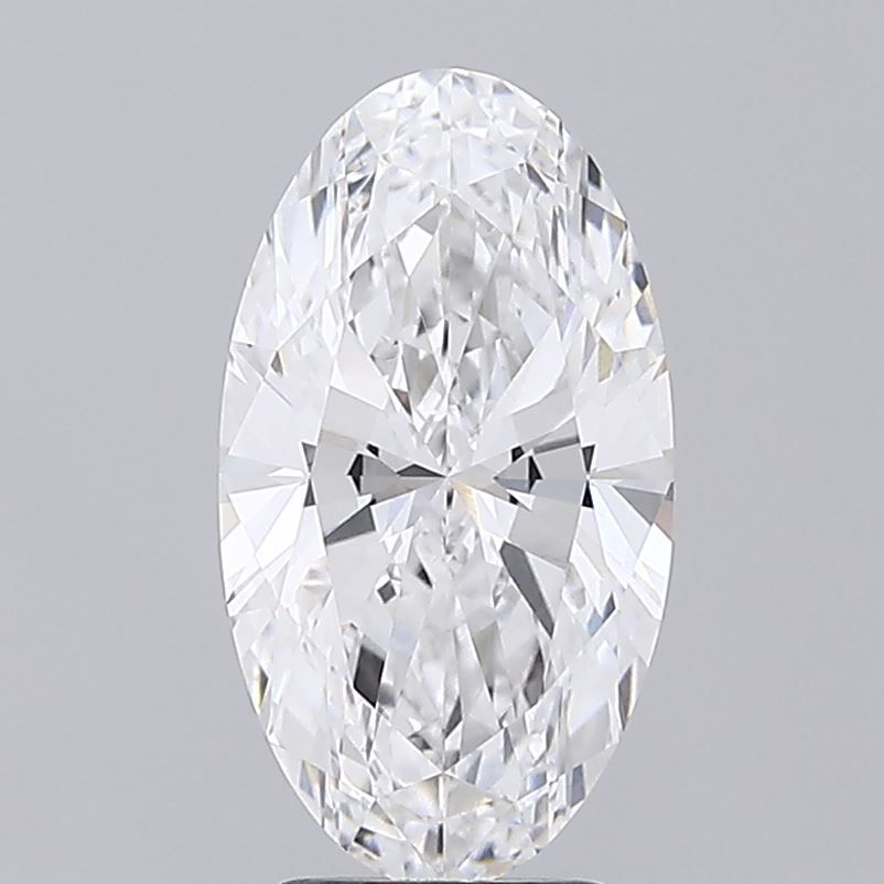 Oval Lab-Grown Diamond 3.90ct D VVS1