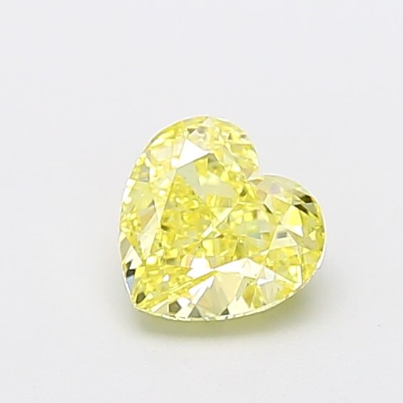 Heart Fancy Intense Yellow Lab-grown Diamond 1.01ct VS1 loose diamond