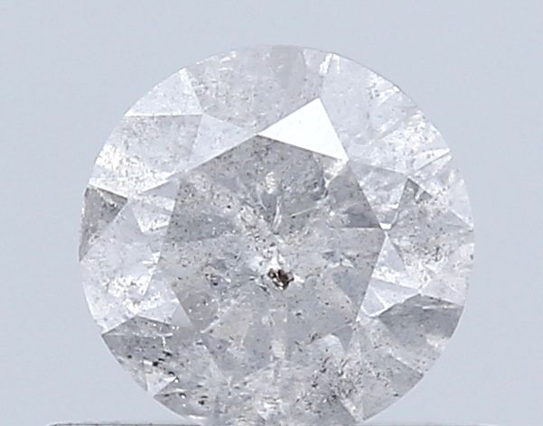 Round Salt And Pepper Natural Diamond 0.53ct I3 loose diamond