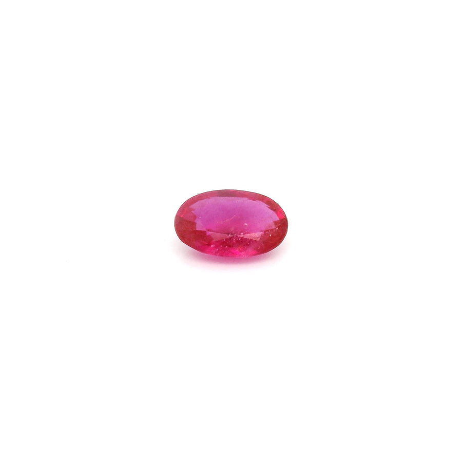 Oval Red Ruby 0.54ct loose gemstone