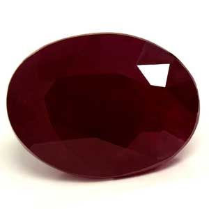 Oval Red Ruby 2.18ct loose gemstone