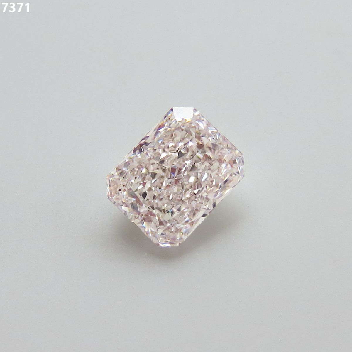 Radiant Very Light Pinkish Brown Natural Diamond 1.51ct SI2 loose diamond