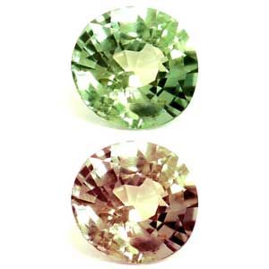 Round Green Alexandrite 0.17ct loose gemstone