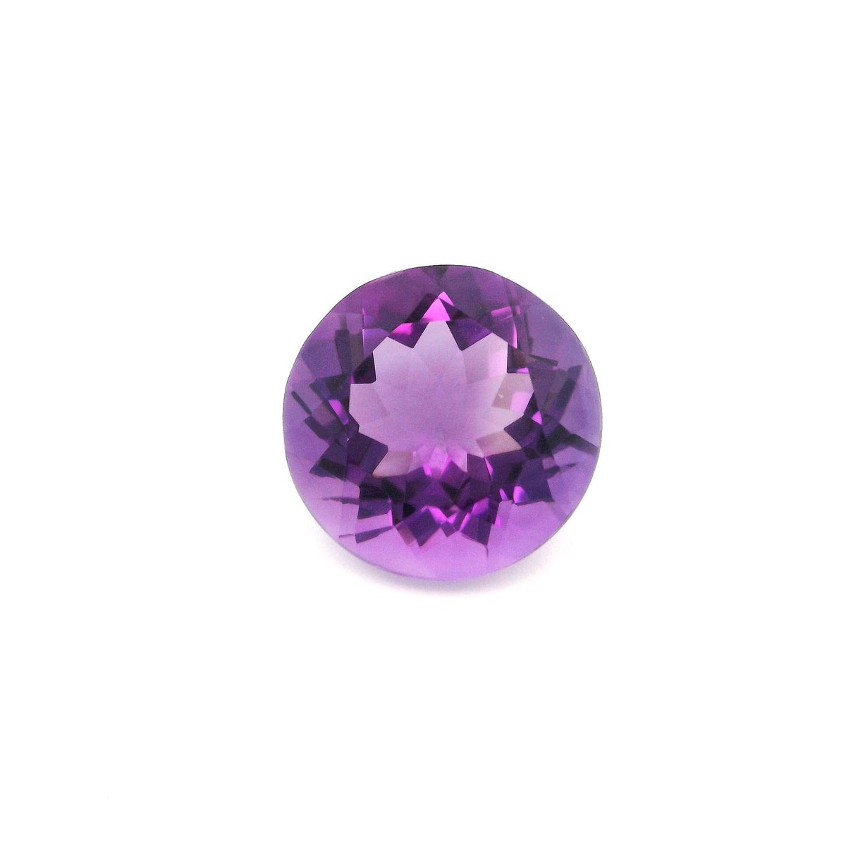 Round Purple Amethyst 7.08ct loose gemstone