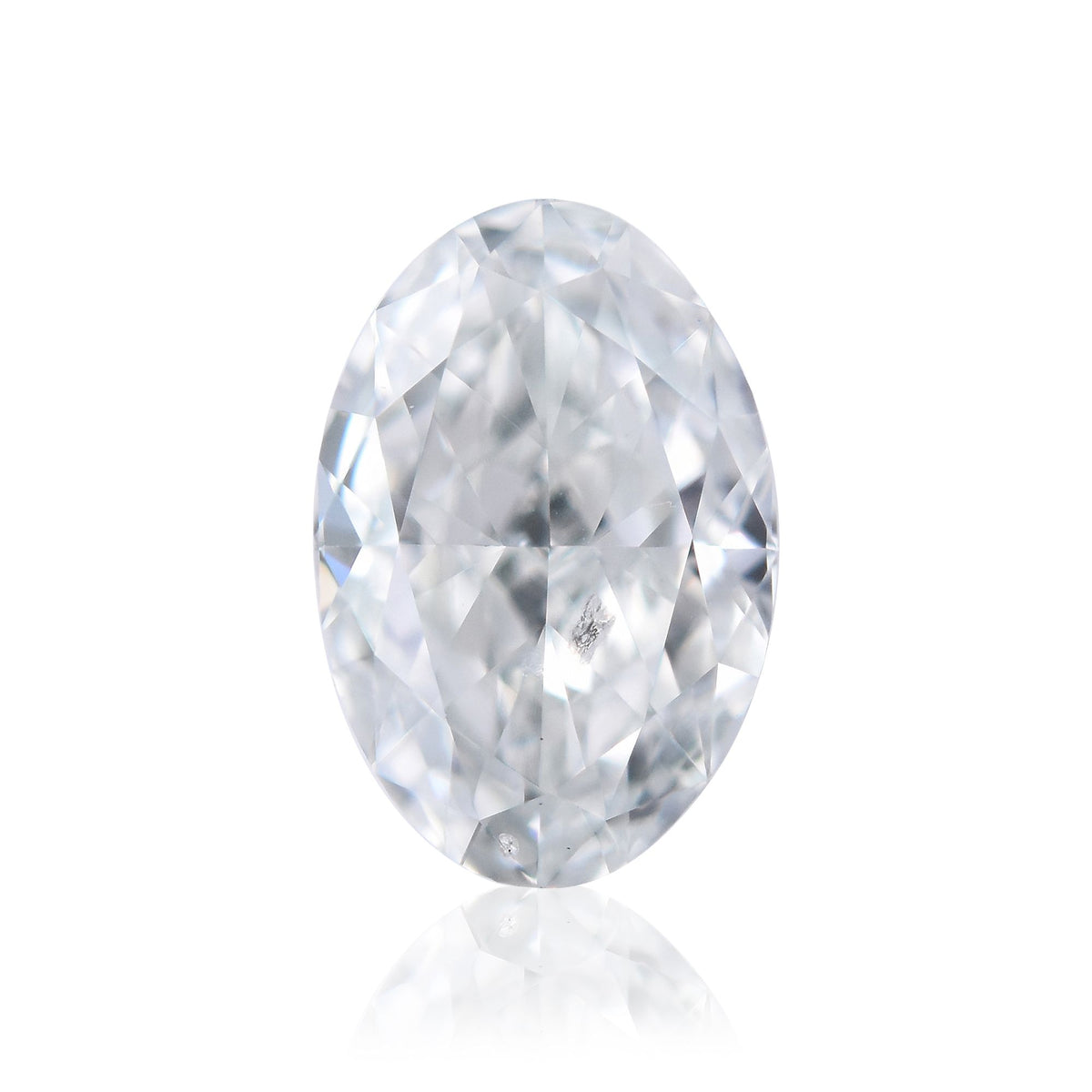 Oval Very Light Green Natural Diamond 0.55ct SI2 loose diamond