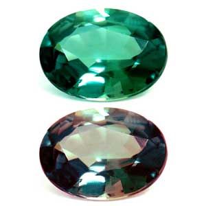 Oval Green Alexandrite 0.18ct loose gemstone