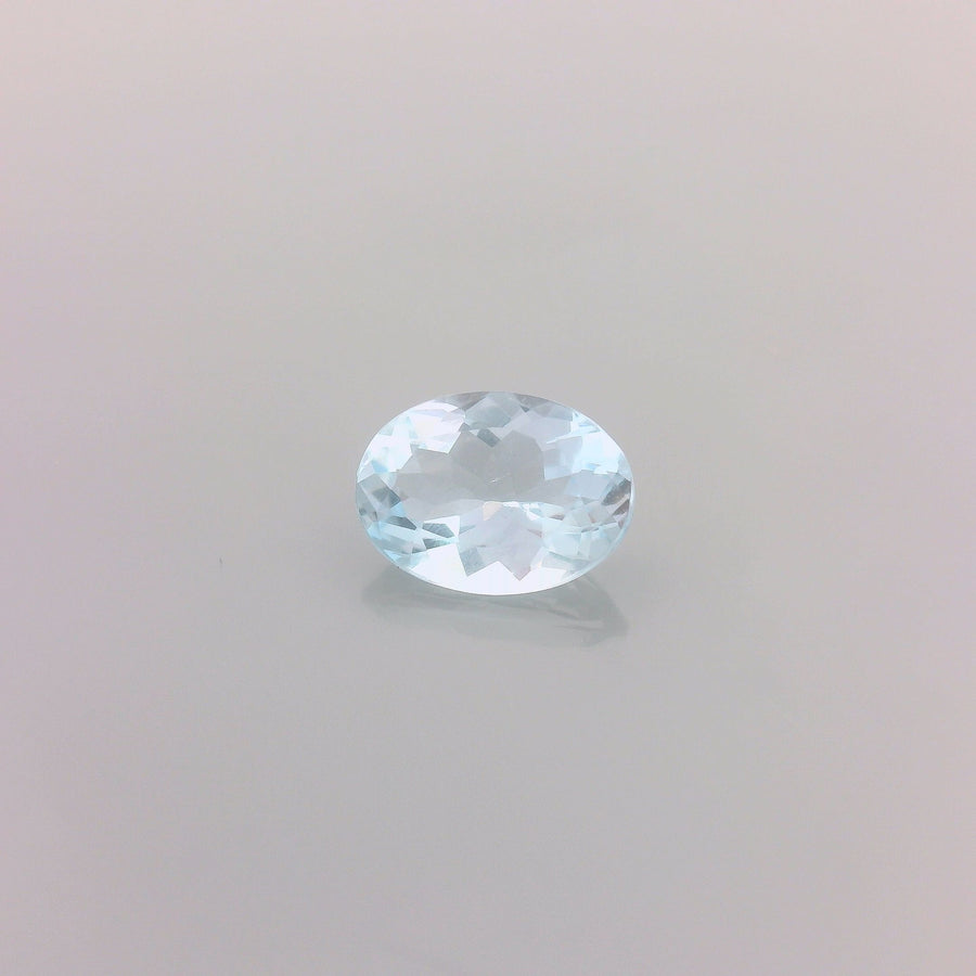 Oval Blue Aquamarine 0.66ct loose gemstone