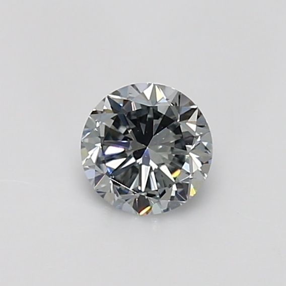 Round Fancy Light Blue Natural Diamond 0.51ct VS2 loose diamond