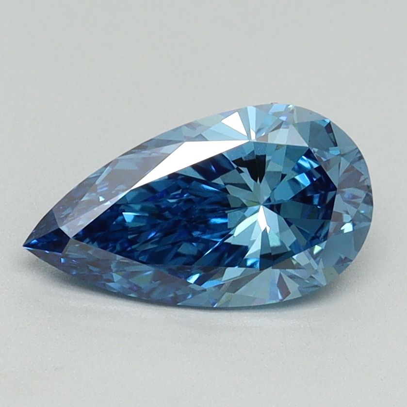 Pear Fancy Vivid Blue Lab-grown Diamond 1.05ct VS1 loose diamond