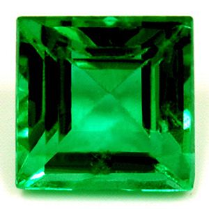 Square Green Emerald 1.21ct loose gemstone