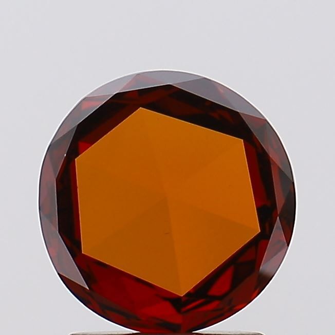 Rose Fancy Vivid Orangey Red Lab-grown Diamond 1.02ct SI1 loose diamond