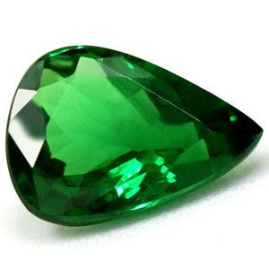 Pear Green Garnet 0.88ct loose gemstone
