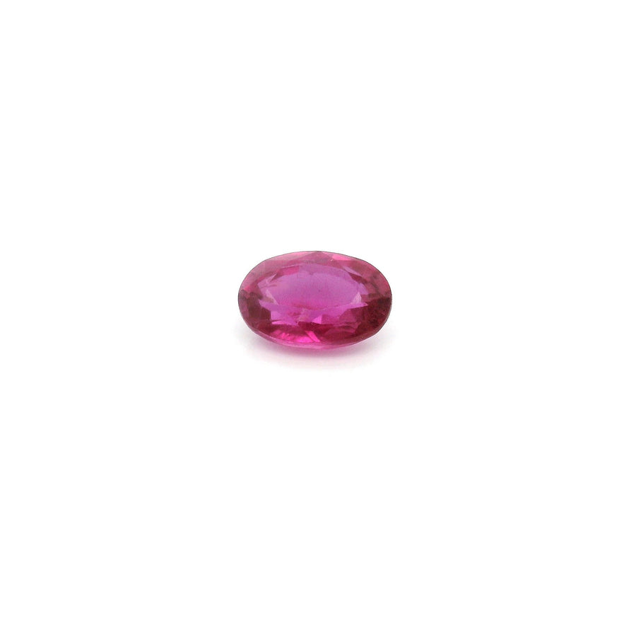 Oval Red Ruby 0.69ct loose gemstone