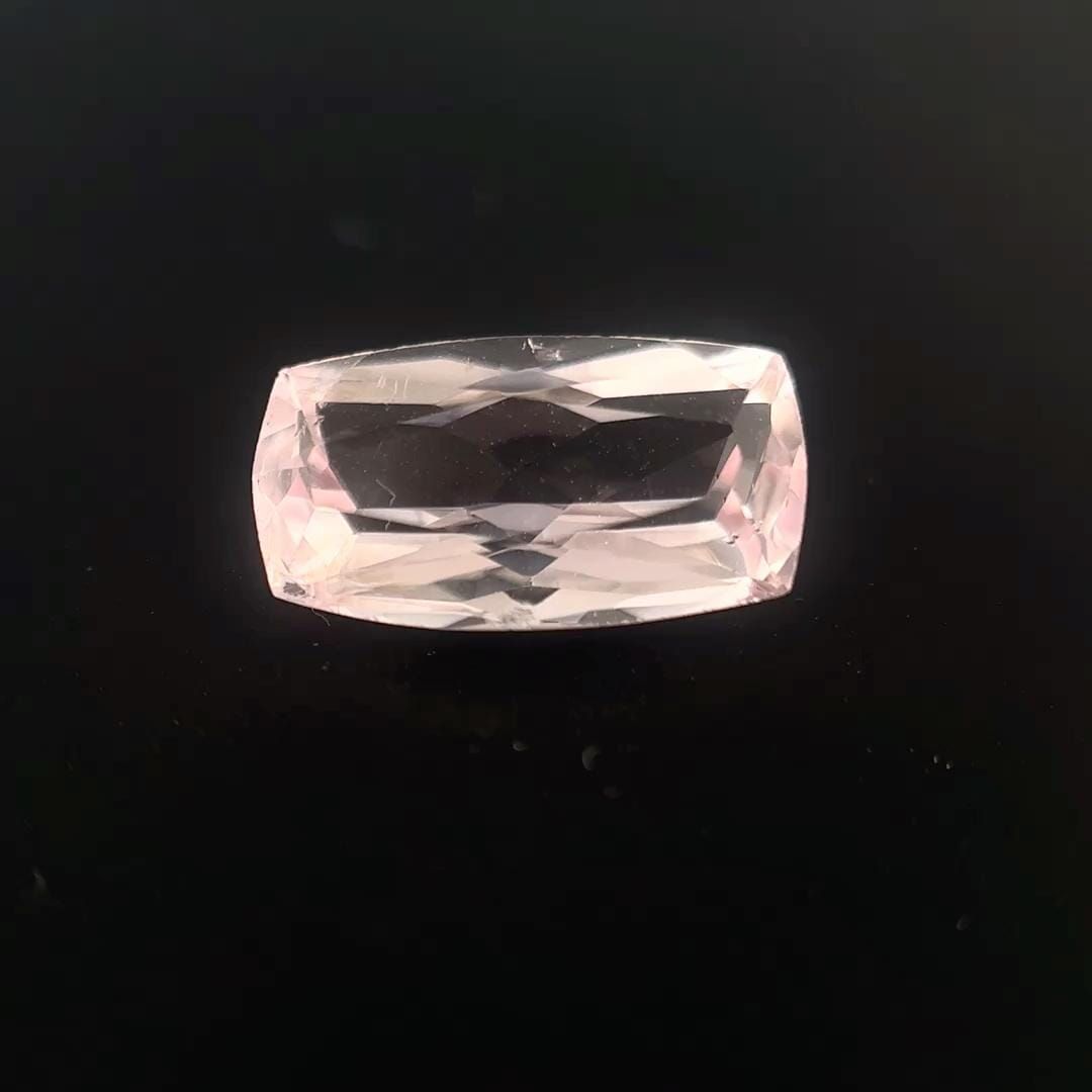 Cushion Pink Morganite 2.285ct loose gemstone