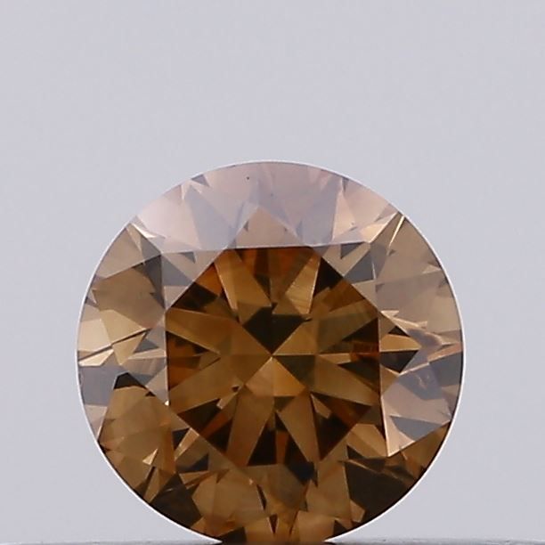 Round Fancy Brown Natural Diamond 0.23ct VS2 loose diamond
