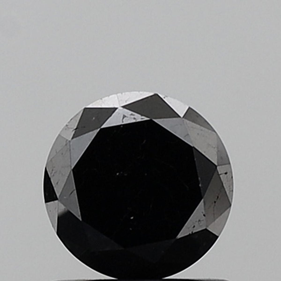 Round Black Natural Diamond 1.13ct VS2 loose diamond