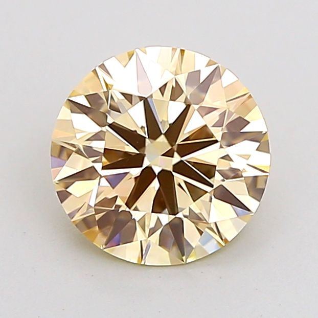 Round Fancy Light Brown Lab-grown Diamond 1.48ct VVS1 loose diamond