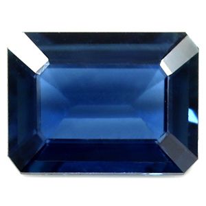 Emerald Blue Sapphire 1.37ct loose gemstone