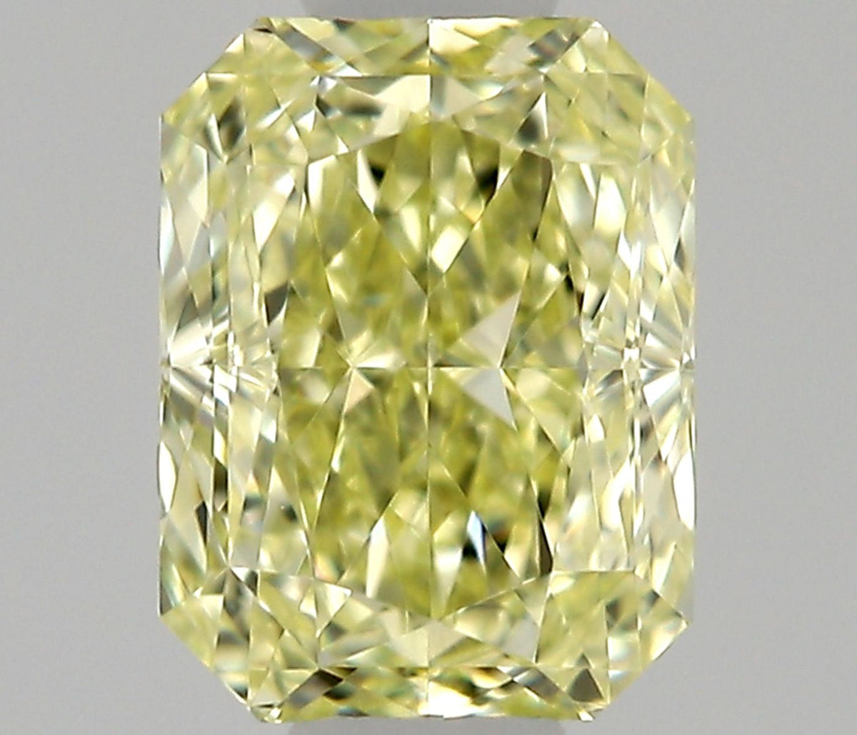 Radiant Fancy Light Yellow Natural Diamond 0.3ct VVS1 loose diamond