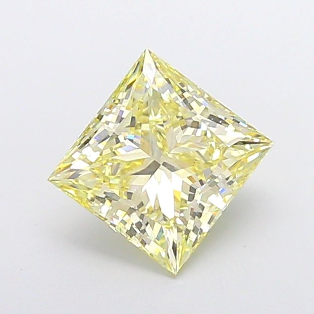 Princess Fancy Yellow Lab-grown Diamond 3.06ct VS2 loose diamond