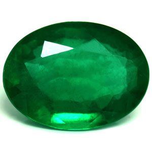 Oval Green Emerald 3.31ct loose gemstone