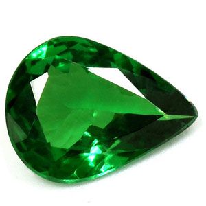 Pear Green Garnet 0.92ct loose gemstone
